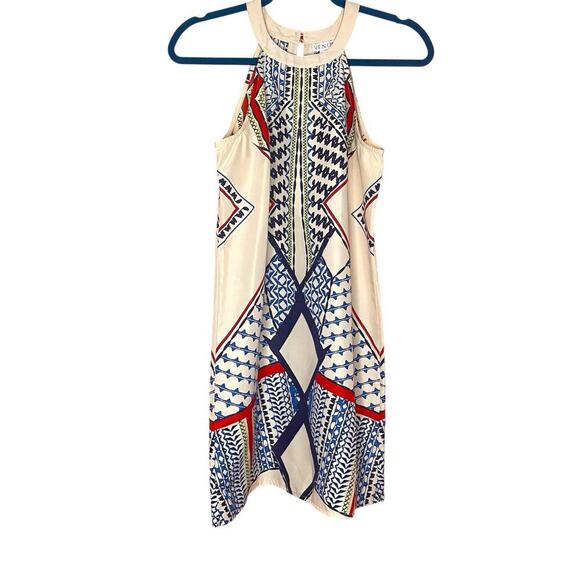 Venus Halter Geometric multicolor mini dress Size:XS Women’s Date night - Picture 1 of 7